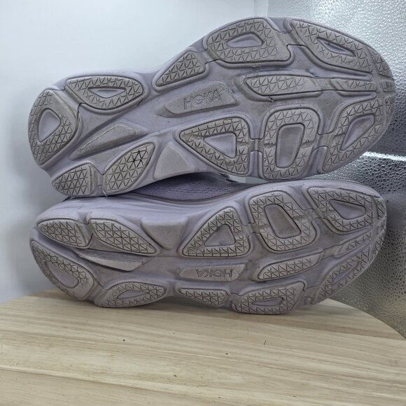 Mens Size 11 D - Hoka One One Bondi 8 WIDE Lavender Great Condition Sneakers - Picture 8 of 9